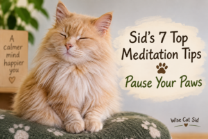 Sid’s 7 Top Meditation Tips – Pause Your Paws